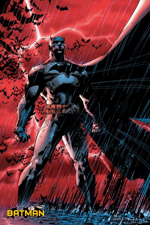 Poster: Batman Red Storm | Odin's Place