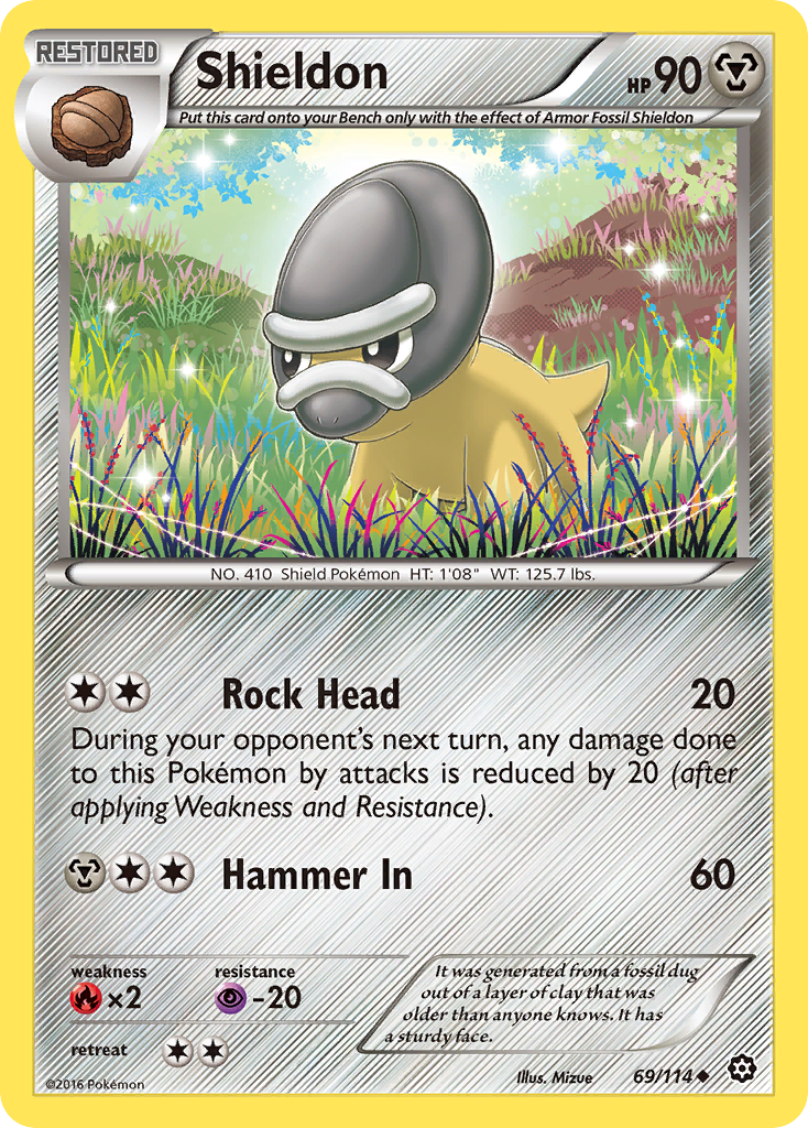 Shieldon (69/114) [XY: Steam Siege] | Odin's Place