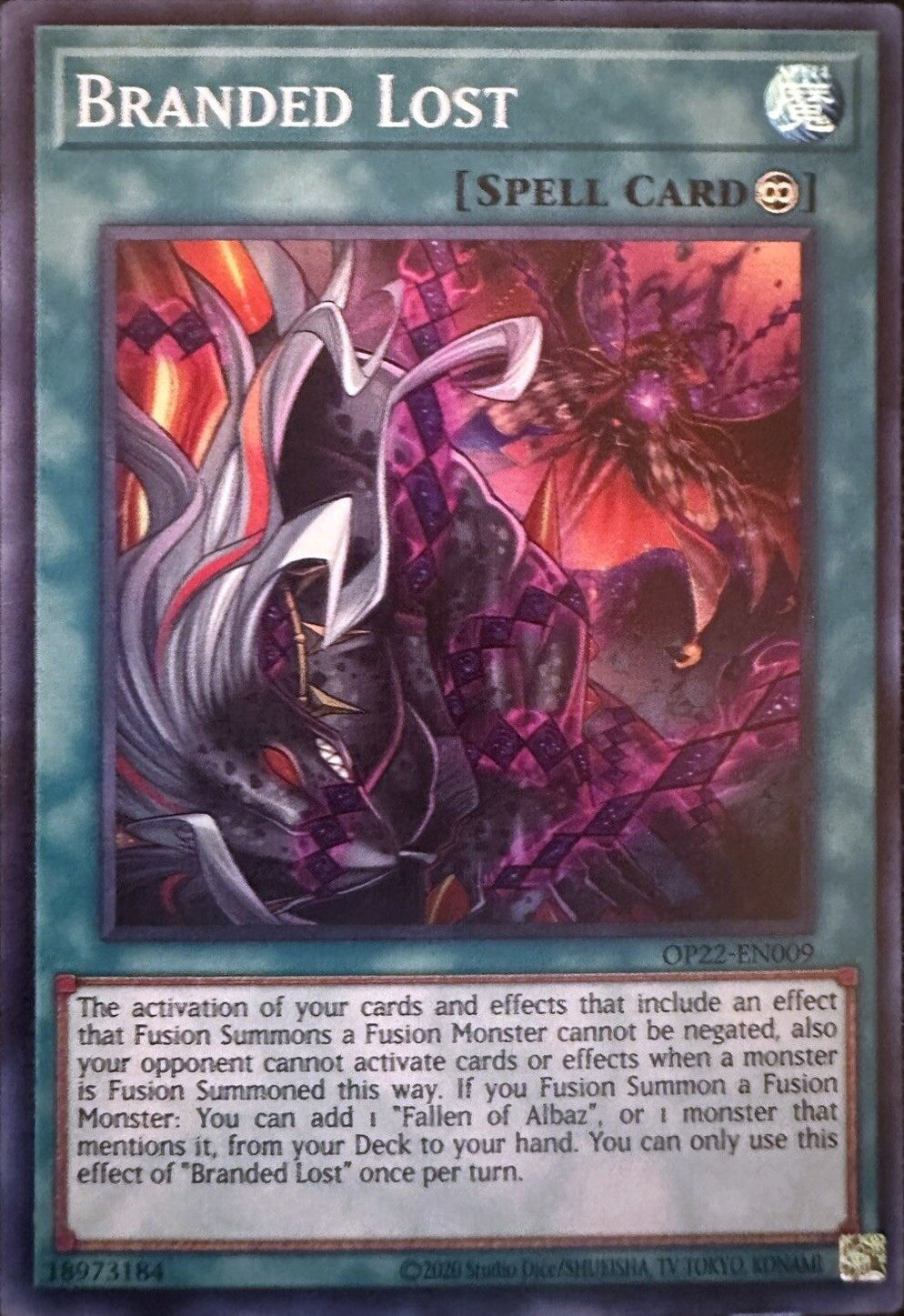Branded Lost [OP22-EN009] Super Rare | Odin's Place