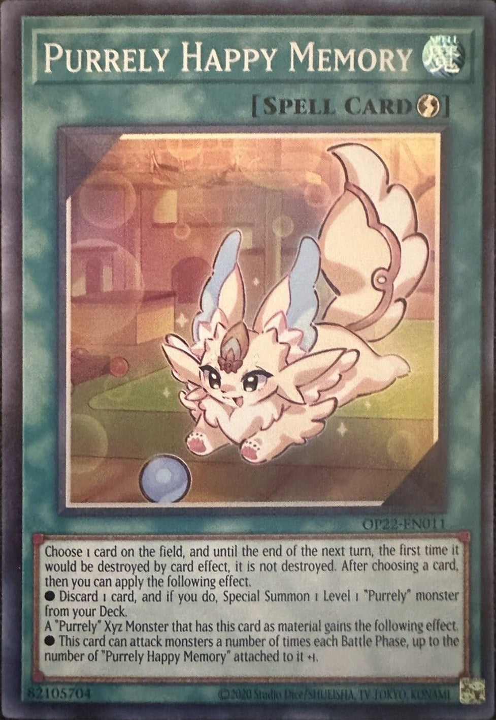 Purrely Happy Memory [OP22-EN011] Super Rare | Odin's Place