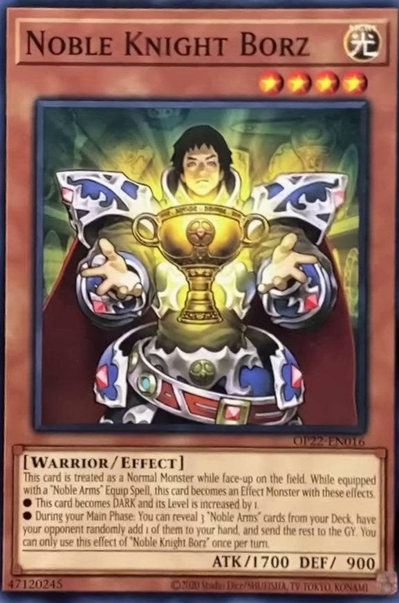 Noble Knight Borz [OP22-EN016] Common | Odin's Place