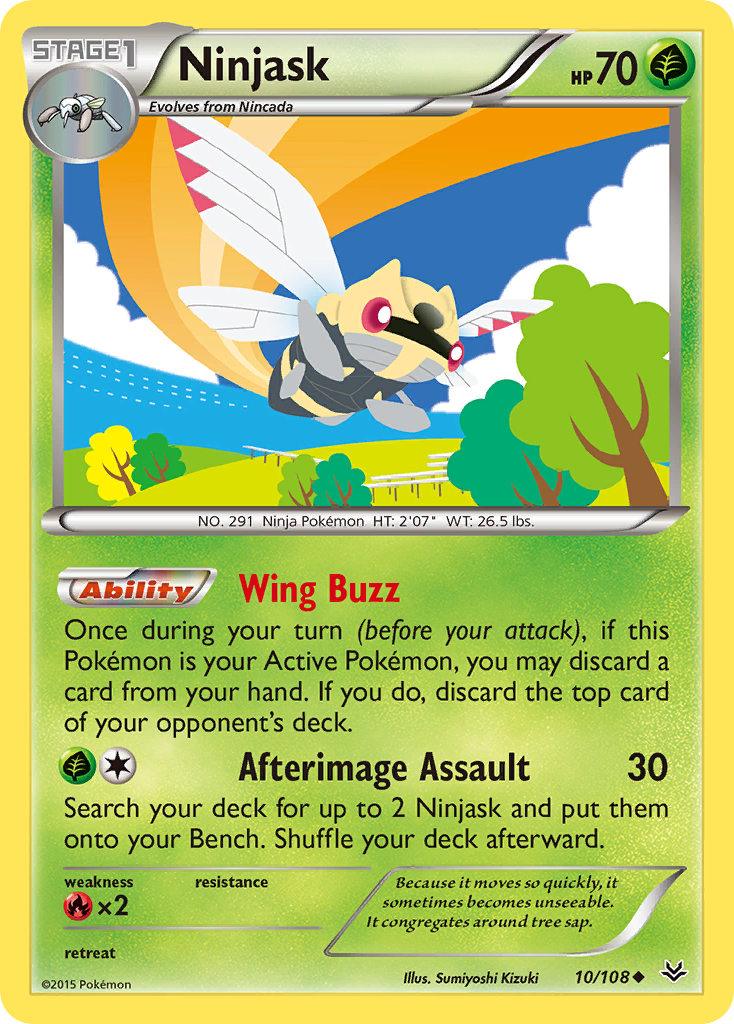 Ninjask (10/108) [XY: Roaring Skies] | Odin's Place