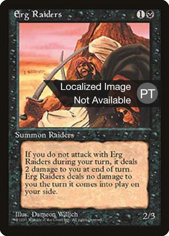 Erg Raiders [Fourth Edition (Foreign Black Border)] | Odin's Place