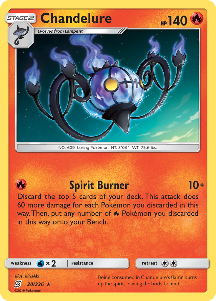 Chandelure (30/236) [Sun & Moon: Unified Minds] | Odin's Place