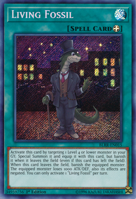 Living Fossil [BLRR-EN015] Secret Rare | Odin's Place