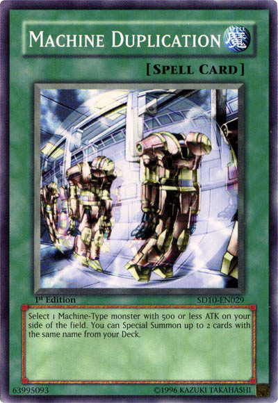 Machine Duplication [SD10-EN029] Common | Odin's Place