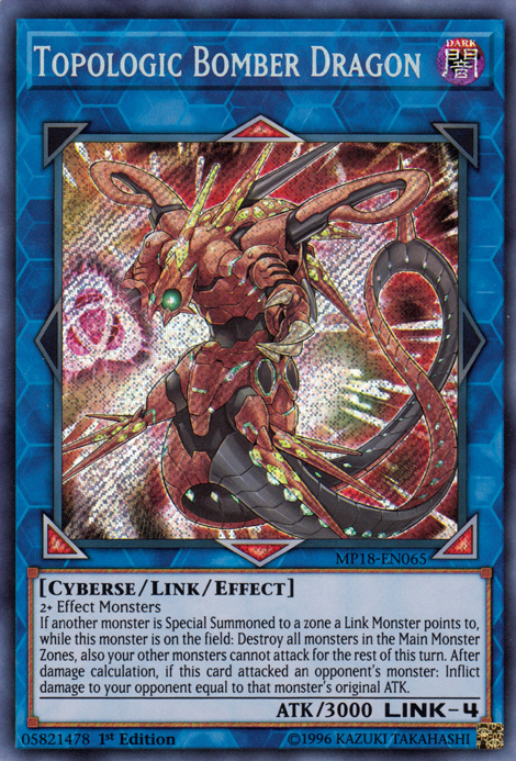 Topologic Bomber Dragon [MP18-EN065] Secret Rare | Odin's Place