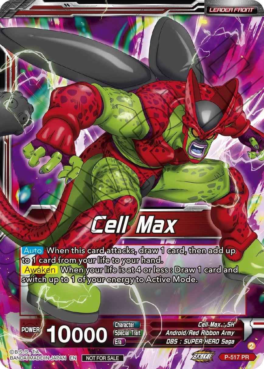 Cell Max // Cell Max, Devouring the Earth (Gold-Stamped) (P-517) [Promotion Cards] | Odin's Place