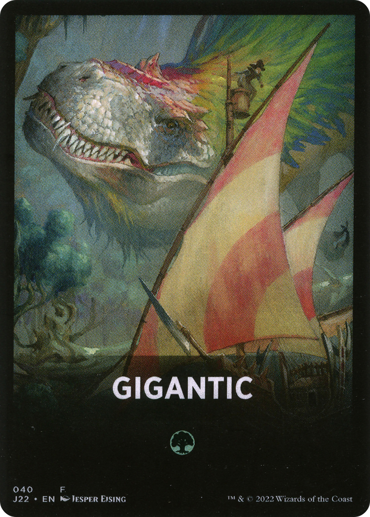 Gigantic Theme Card [Jumpstart 2022 Front Cards] | Odin's Place