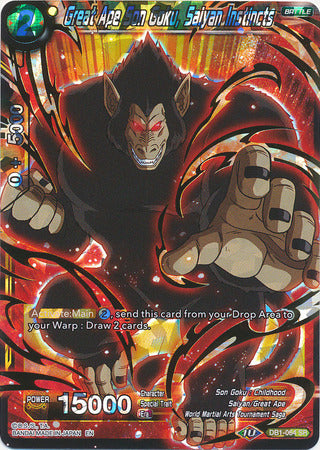 Great Ape Son Goku, Saiyan Instincts (DB1-064) [Dragon Brawl] | Odin's Place