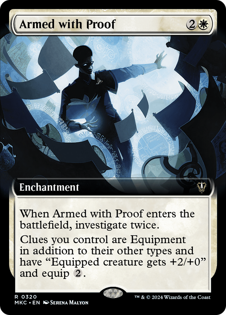 Armed with Proof (Extended Art) [Murders at Karlov Manor Commander] | Odin's Place