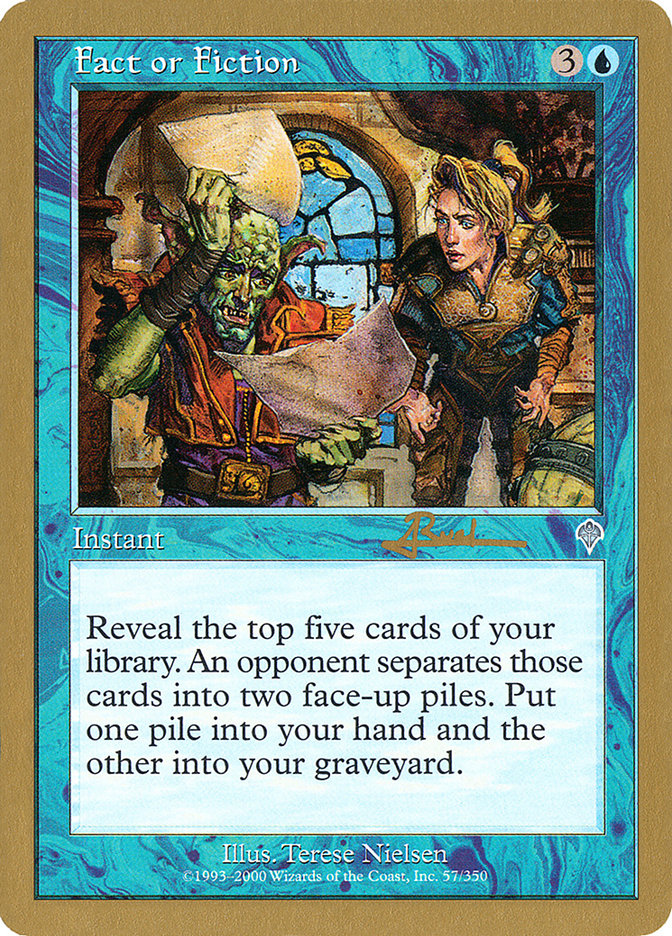 Fact or Fiction (Antoine Ruel) [World Championship Decks 2001] | Odin's Place