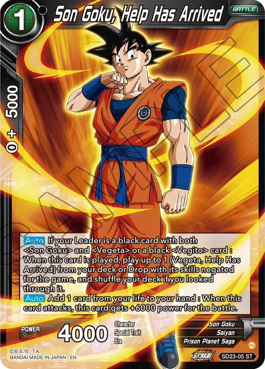 Son Goku, Help Has Arrived (SD23-05) [Critical Blow] | Odin's Place