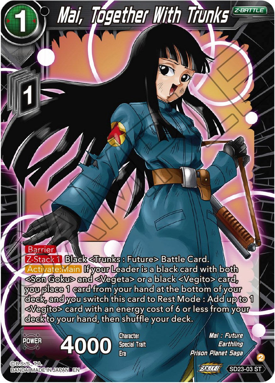 Mai, Together With Trunks (SD23-03) [Critical Blow] | Odin's Place