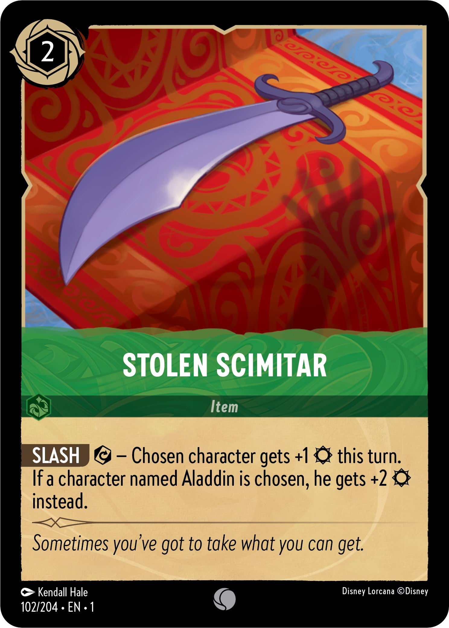 Stolen Scimitar (102/204) [The First Chapter] | Odin's Place