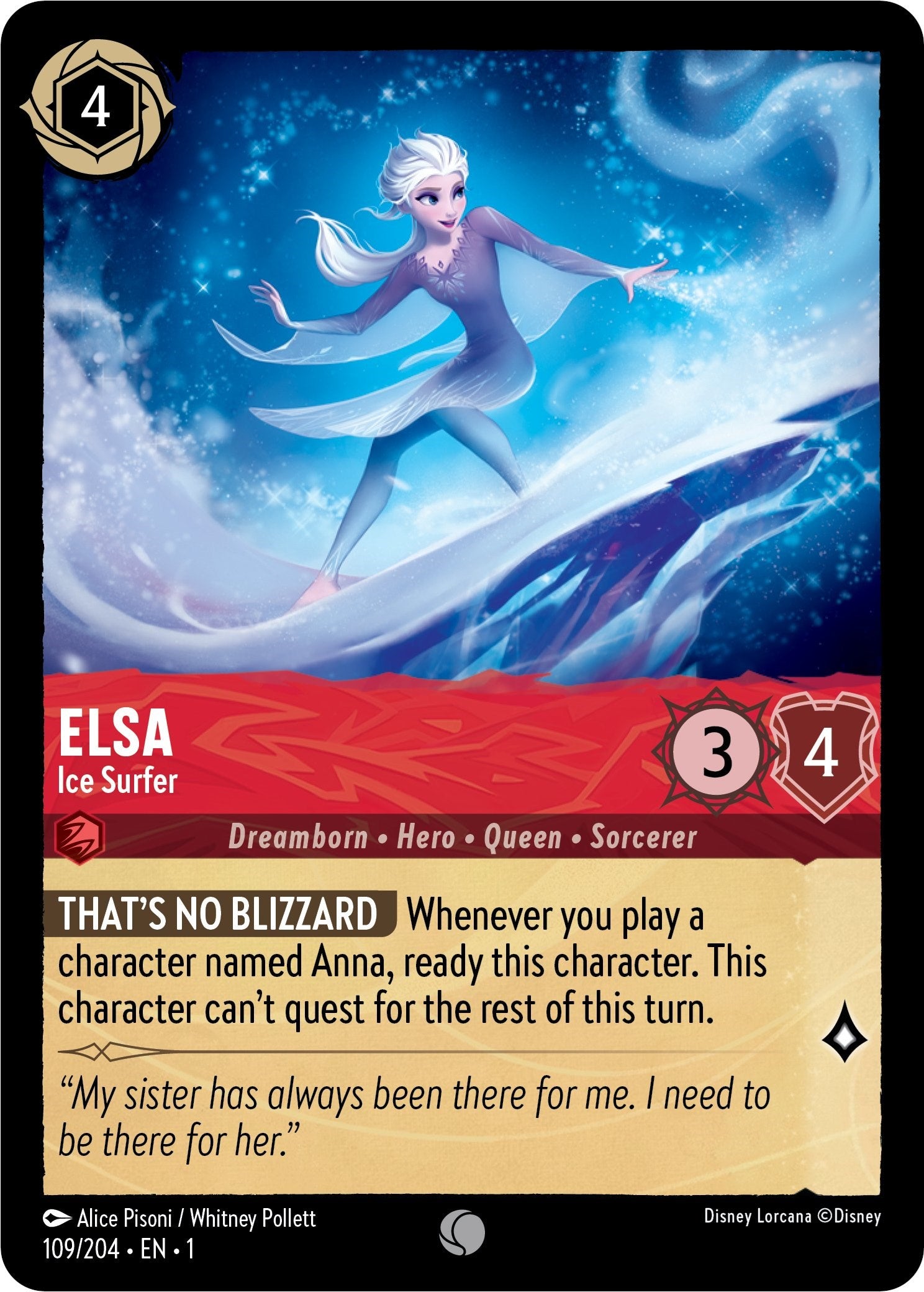 Elsa - Ice Surfer (109/204) [The First Chapter] | Odin's Place