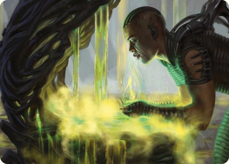 Necrogen Communion Art Card [Phyrexia: All Will Be One Art Series] | Odin's Place