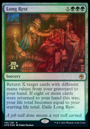 Long Rest [Dungeons & Dragons: Adventures in the Forgotten Realms Prerelease Promos] | Odin's Place
