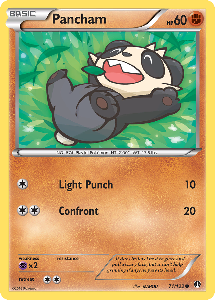 Pancham (71/122) [XY: BREAKpoint] | Odin's Place