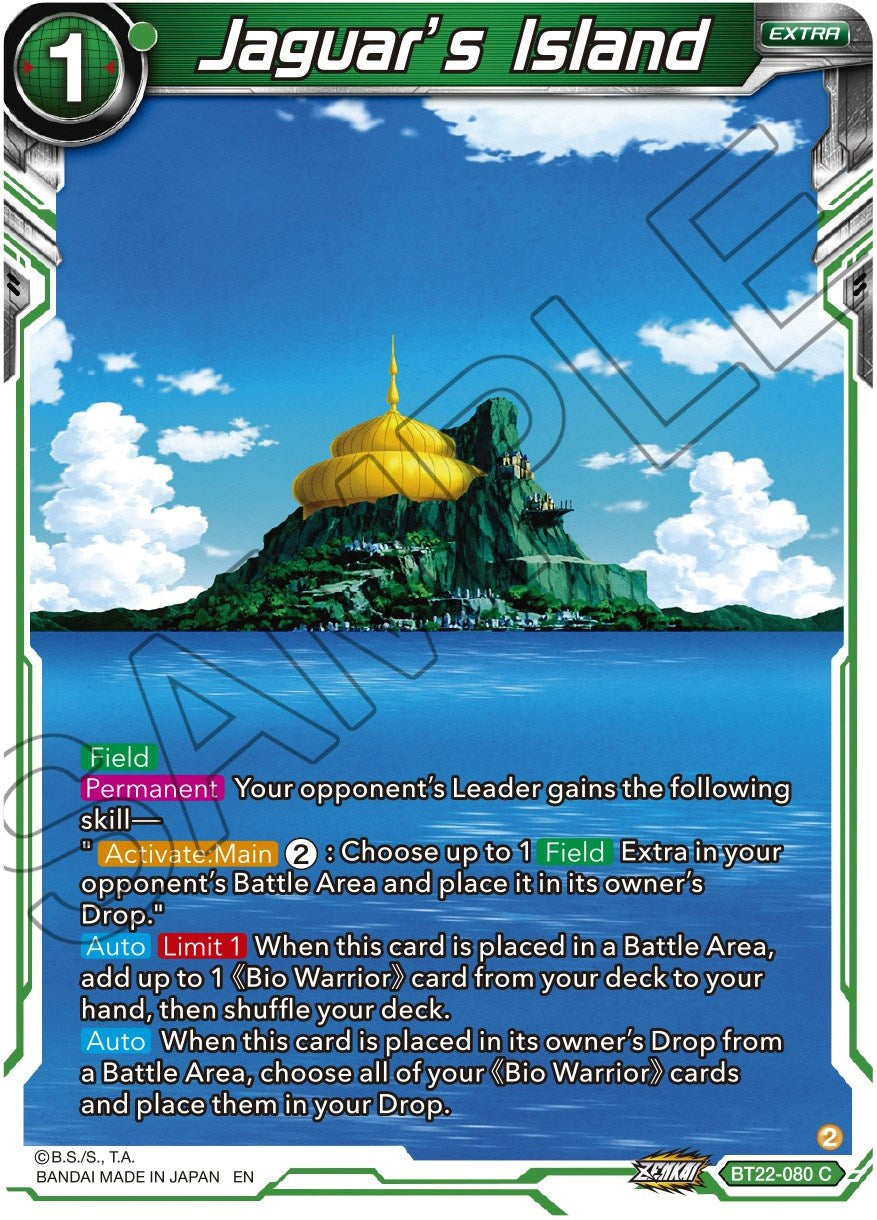 Jaguar's Island (BT22-080) [Critical Blow] | Odin's Place