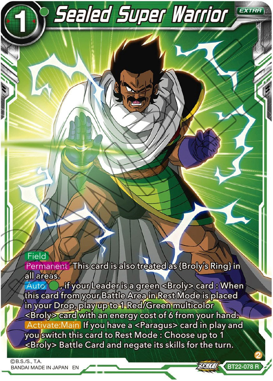 Sealed Super Warrior (BT22-078) [Critical Blow] | Odin's Place