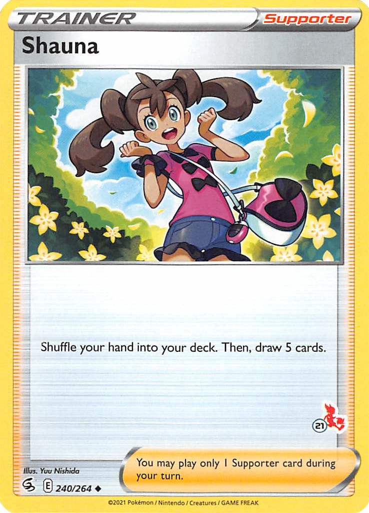 Shauna (240/264) (Cinderace Stamp #21) [Battle Academy 2022] | Odin's Place