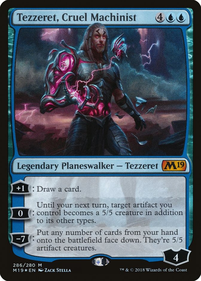 Tezzeret, Cruel Machinist (286) [Core Set 2019] | Odin's Place