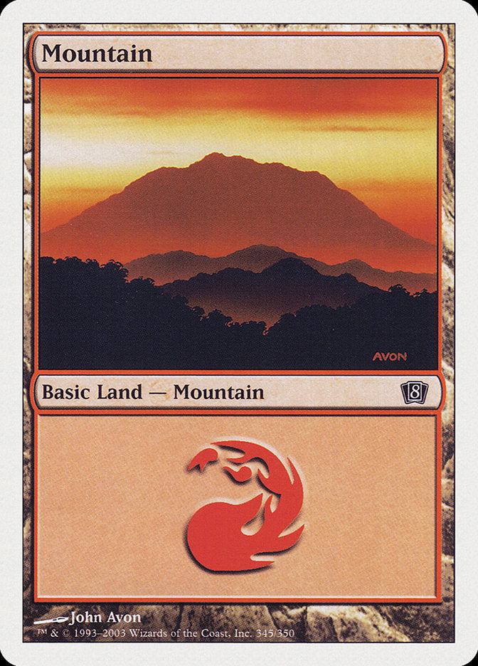 Mountain (345) [Eighth Edition] | Odin's Place