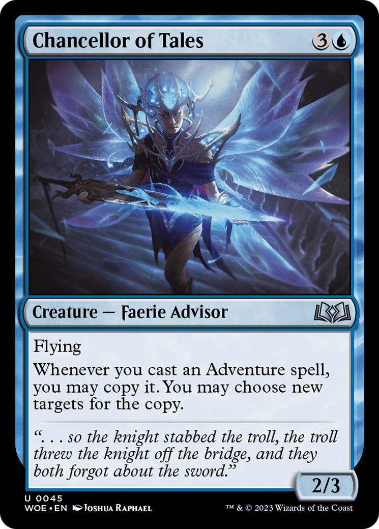 Chancellor of Tales [Wilds of Eldraine] | Odin's Place