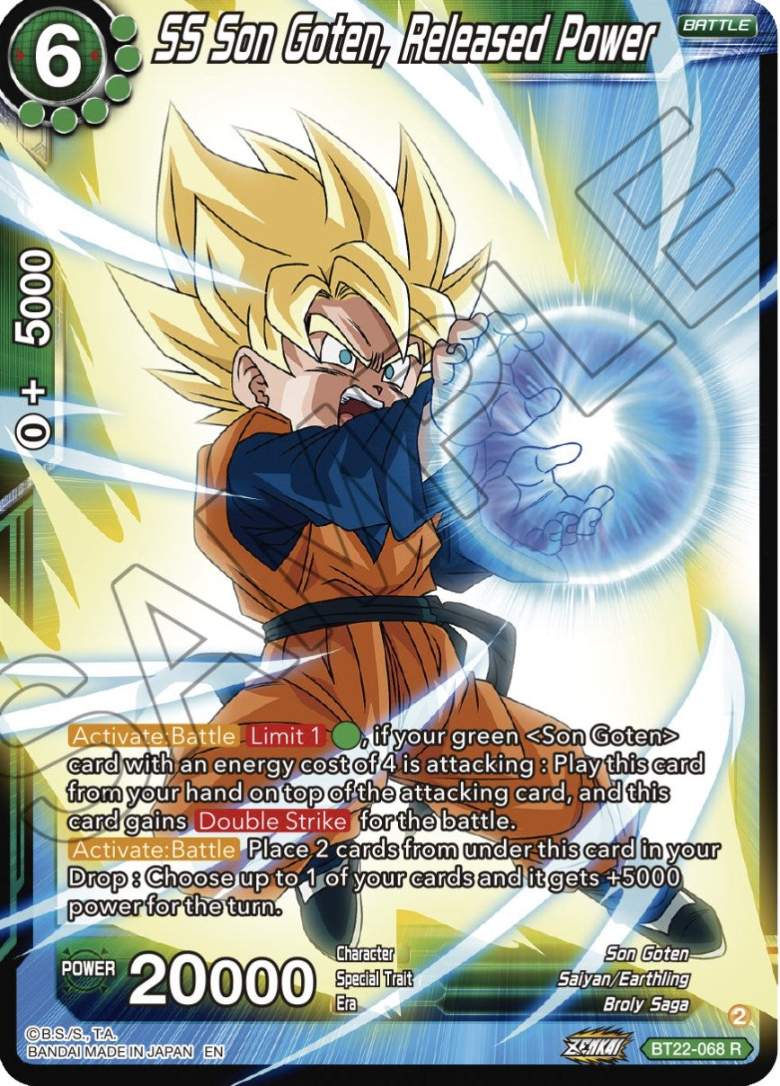 SS Son Goten, Released Power (BT22-068) [Critical Blow] | Odin's Place