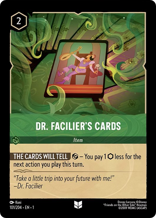 Dr. Facilier's Cards (101/204) [The First Chapter] | Odin's Place