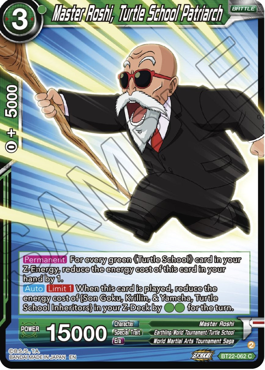 Master Roshi, Turtle school Patriarch (BT22-062) [Critical Blow] | Odin's Place