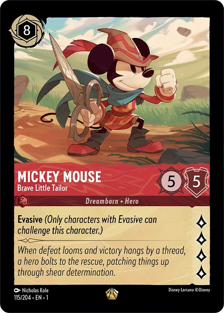 Mickey Mouse - Brave Little Tailor (115/204) [The First Chapter] | Odin's Place