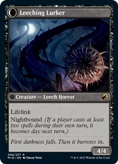 Curse of Leeches // Leeching Lurker [Innistrad: Midnight Hunt] | Odin's Place