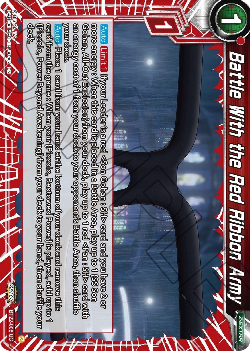 Battle With the Red Ribbon Army (BT22-006) [Critical Blow] | Odin's Place
