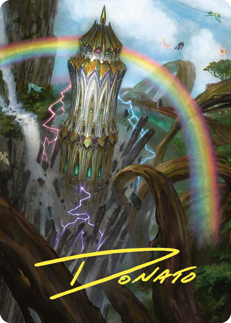 Command Tower Art Card (Gold-Stamped Signature) [Commander Masters Art Series] | Odin's Place