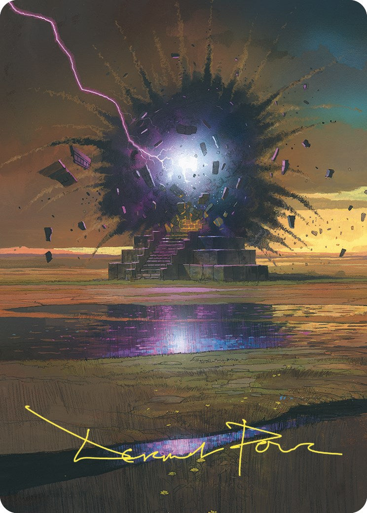 Return to Dust Art Card (Gold-Stamped Signature) [Commander Masters Art Series] | Odin's Place