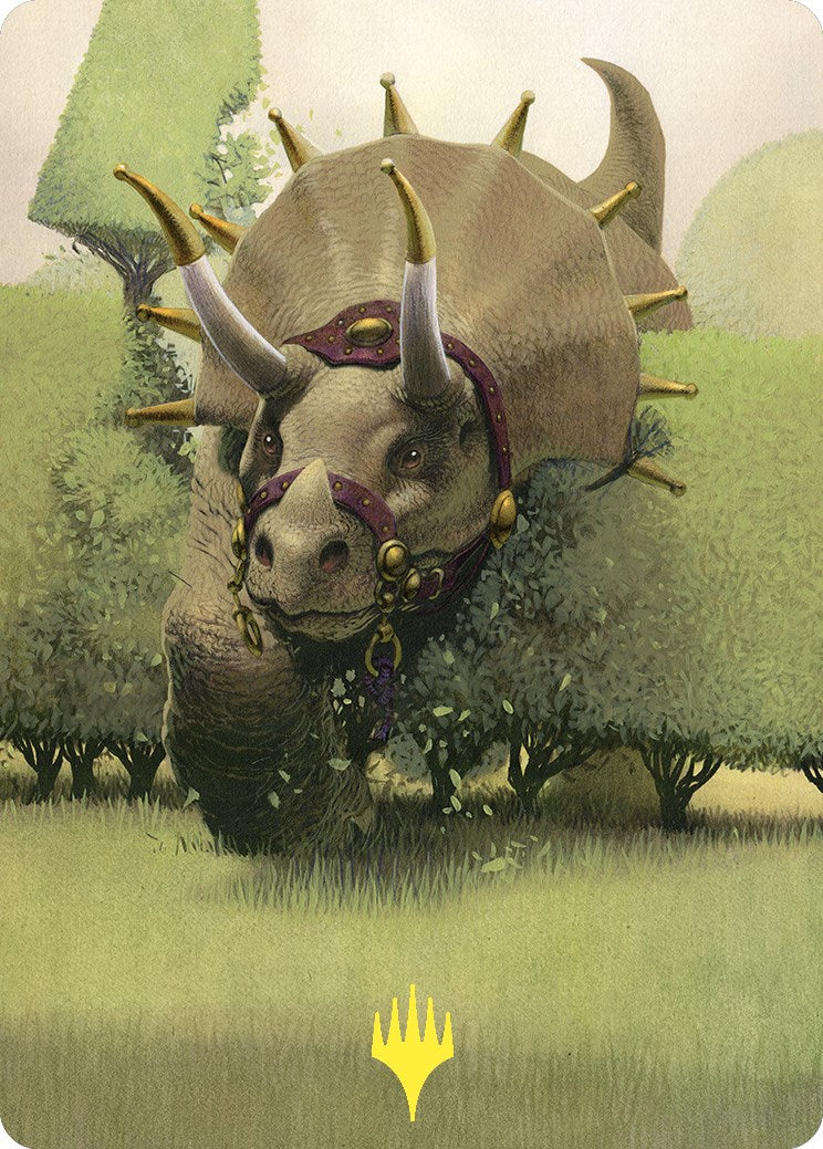 Regal Behemoth Art Card (Gold-Stamped) [Commander Masters Art Series] | Odin's Place