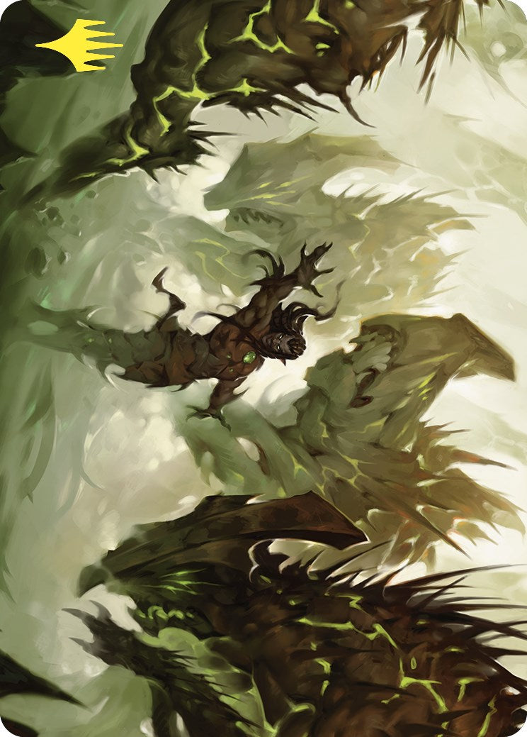Ezuri's Predation Art Card (Gold-Stamped) [Commander Masters Art Series] | Odin's Place