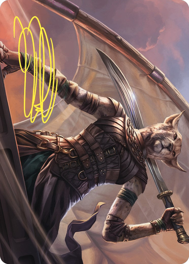 Mirri, Weatherlight Duelist Art Card (Gold-Stamped Signature) [Commander Masters Art Series] | Odin's Place