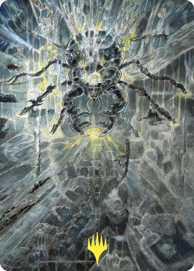 Darksteel Mutation Art Card (Gold-Stamped) [Commander Masters Art Series] | Odin's Place
