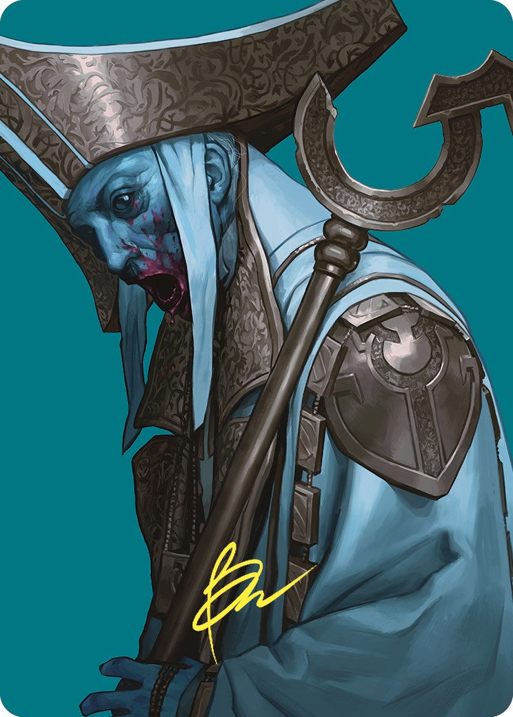 Mikaeus, the Unhallowed Art Card (Gold-Stamped Signature) [Commander Masters Art Series] | Odin's Place