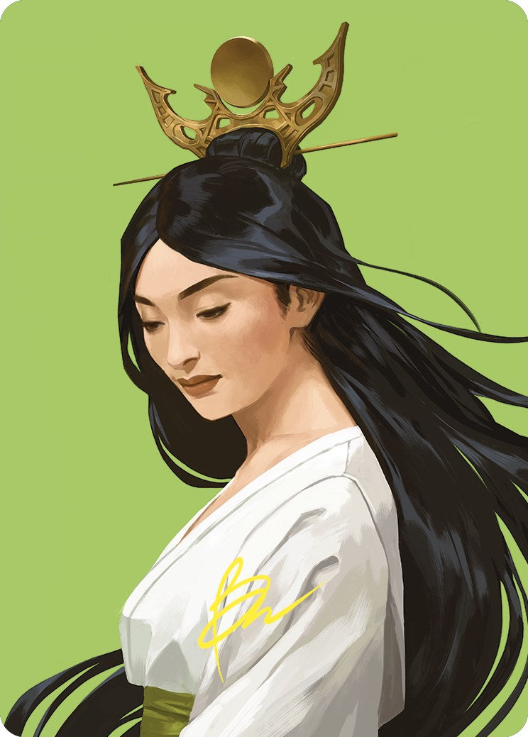 Azusa, Lost but Seeking Art Card (Gold-Stamped Signature) [Commander Masters Art Series] | Odin's Place