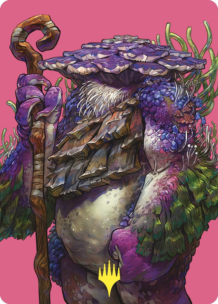 Slimefoot, the Stowaway Art Card (Gold-Stamped) [Commander Masters Art Series] | Odin's Place
