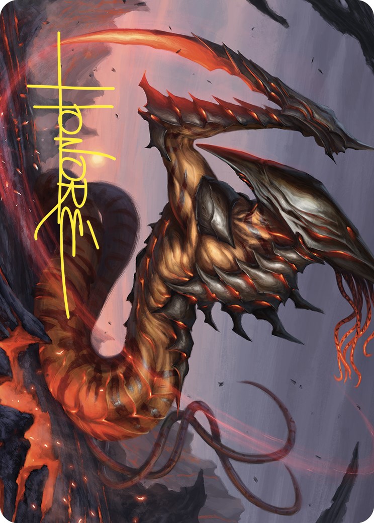 Blade Sliver Art Card (Gold-Stamped Signature) [Commander Masters Art Series] | Odin's Place
