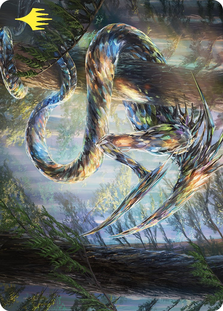 Gemhide Sliver Art Card (Gold-Stamped) [Commander Masters Art Series] | Odin's Place