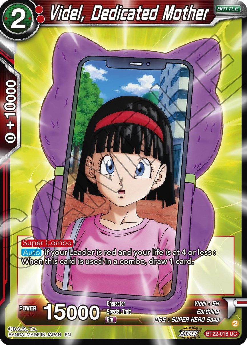 Videl, Dedicated Mother (BT22-018) [Critical Blow] | Odin's Place