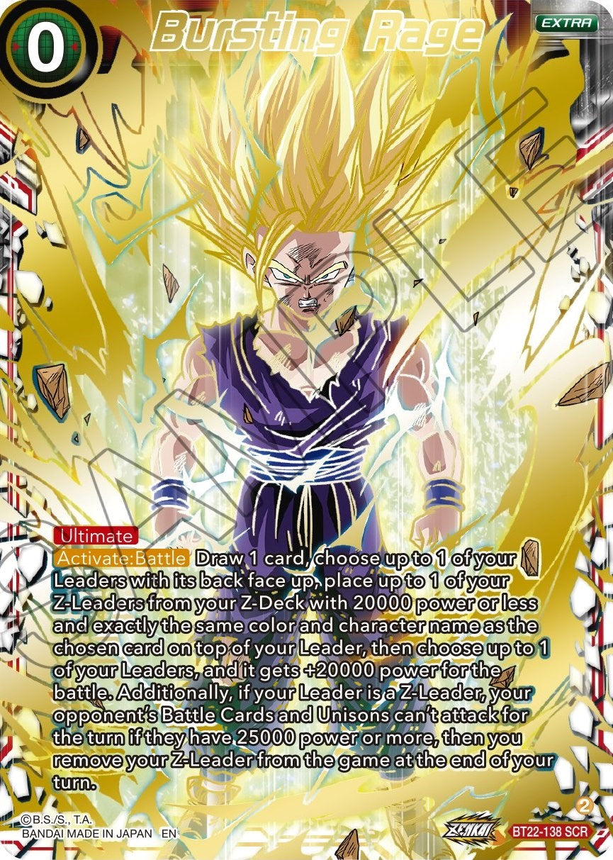 Bursting Rage (BT22-138) [Critical Blow] | Odin's Place