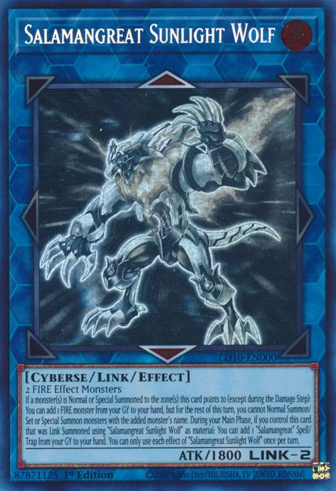 Salamangreat Sunlight Wolf [LD10-EN000] Ghost Rare | Odin's Place