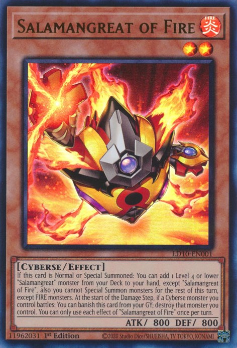 Salamangreat of Fire [LD10-EN001] Ultra Rare | Odin's Place